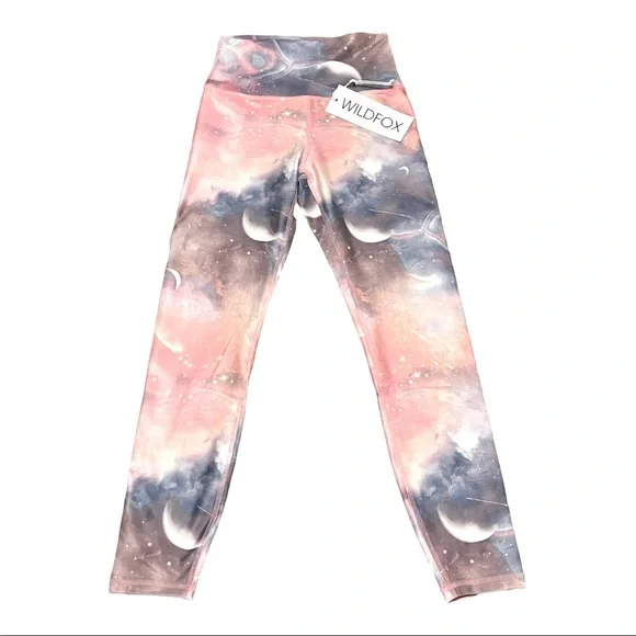 New WildFox Cosmic High Waisted 7/8 Leggings Size Small - Picture 5 of 5